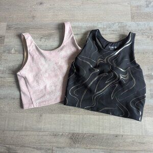 Old Navy Active Girls Crop Top Bundle – Size Medium (8)
